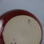 Red glazed ceramic vase by Allgauer