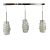 Massive Belgium mid-century/modern ceiling lamp