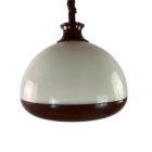 Barna-fehér rugós Szarvasi mennyezeti lámpa