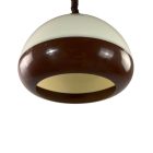 Barna-fehér rugós Szarvasi mennyezeti lámpa