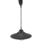 Massive Belgium pop art black metal ceiling lamp