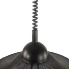 Massive Belgium pop art black metal ceiling lamp