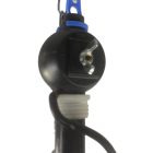 Massive Belgium pop art black metal ceiling lamp