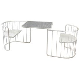 Mid-century 1960s Emu Gridded Glass Patio Set