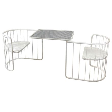 Mid-century 1960s Emu Gridded Glass Patio Set