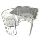 Mid-century 1960s Emu Gridded Glass Patio Set