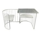 Mid-century 1960s Emu Gridded Glass Patio Set
