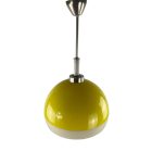 Szarvasi funky plastic yellow vintage chandelier