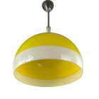 Szarvasi funky plastic yellow vintage chandelier
