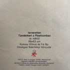 Műcsarnok 1986-os kiállítási plakát - Tündérkert a Plasticonban