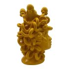 New ceramic Medusa female head statue, vase. Ancient Sicilian technique, mythological theme by F. Pistone