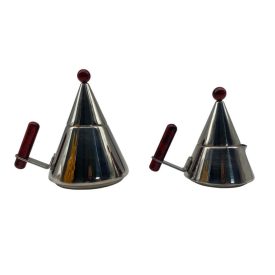 Vintage coffee and milk pouring set in Aldo Rossi style