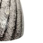 Black and white glass ceiling lamp by Honsel around 70 