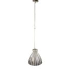 Black and white glass ceiling lamp by Honsel around 70 