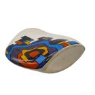 Hundertwasser ihletésű kerámia váza