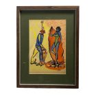 Cheerful attraction - 1968 - Mixed media graphic -