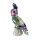Porcelain cockatoo lamp from 70's