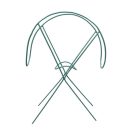 Upcycled türkiz retro vas esernyőtartó