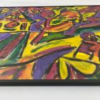 Németh Miklós - Lila ködbe veszve - keretezve