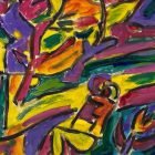 Németh Miklós - Lila ködbe veszve - keretezve