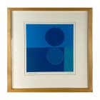 Midnight Moon - tempera, pastel