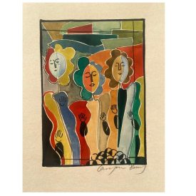   The Three Graces -   From Barcsay's students around 1970-