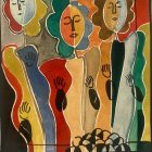 The Three Graces -   From Barcsay's students around 1970-