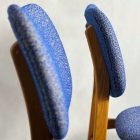 Felújított tömörfa retro szék páros 