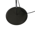 Mid-Century fém-opálüveg állólámpa