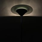 Mid-Century fém-opálüveg állólámpa