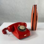 Vintage striped vase