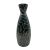 Mid-century snake blue -metallic vase 