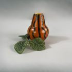 Vintage Tófej "Orange Boom" vase from 1970