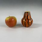 Vintage Tófej "Orange Boom" vase from 1970