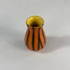 Retro Tófej  "Orange Slim' kerámia váza