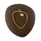 Vintage asymmetric sunflower ceramic fruit bowl