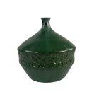 California studio - poison green ceramic vase
