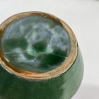 California stúdió - méregzöld kerámia váza