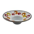 Vintage fire enamel candle holder