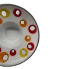 Vintage fire enamel candle holder