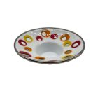 Vintage fire enamel candle holder