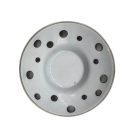 Vintage fire enamel candle holder