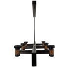 Mid-century copper ceiling lamp by György Csanádi