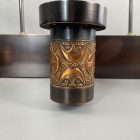 Mid-century copper ceiling lamp by György Csanádi