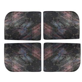Vintage rolling ottomans from the 80s