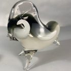 Kecses Muranoi bika szobor