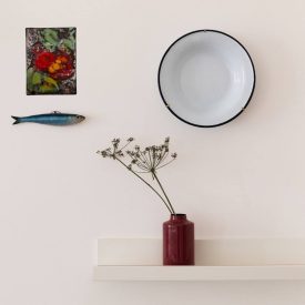 Ruscha wall ceramic picture - extravagant home accessory-