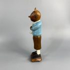 Tintin and Milou - antique wooden toy figure -