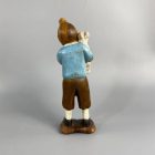 Tintin and Milou - antique wooden toy figure -