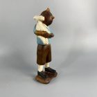 Tintin and Milou - antique wooden toy figure -